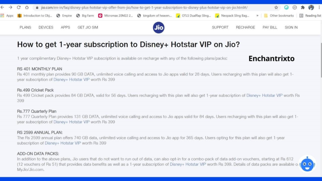 Hotstar VIP for Free - Jio Prepaid Plan