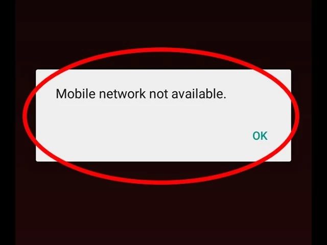 how to fix the mobile network not available error on android phones