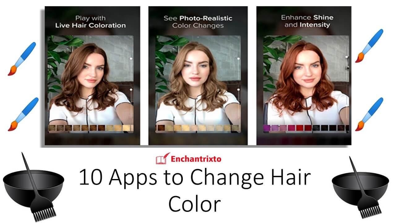 App to change hair color