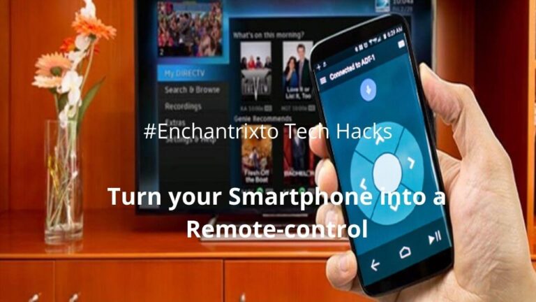 Turn Smartphone into a remote control