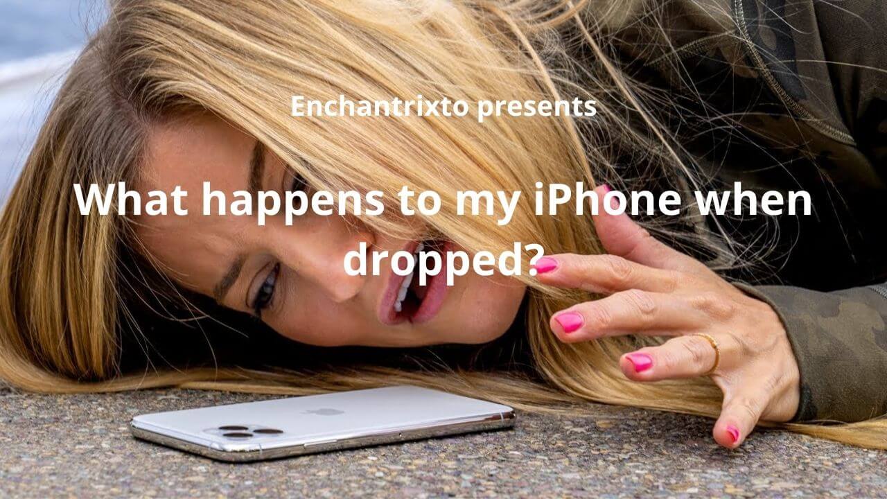 dropping iPhone on floor