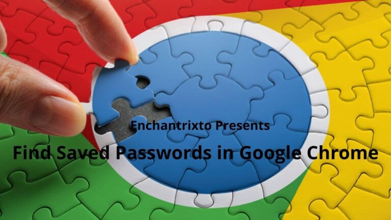 Find saved passwords in Google Chrome