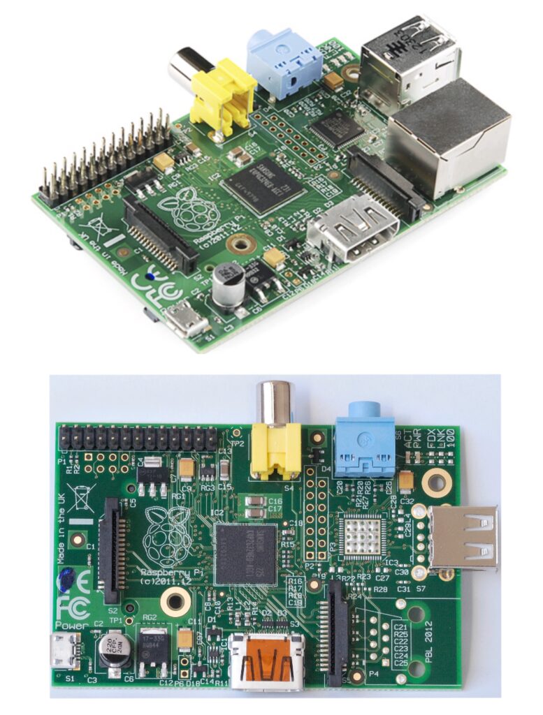 Raspberry Pi B & A Model