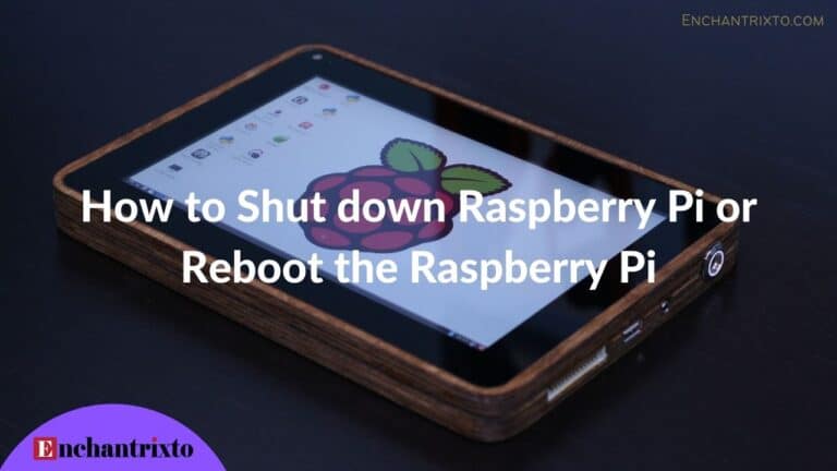 how to shut down raspberry pi