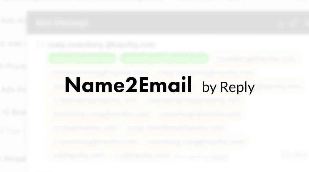 Name2Email as an email finder chrome extension