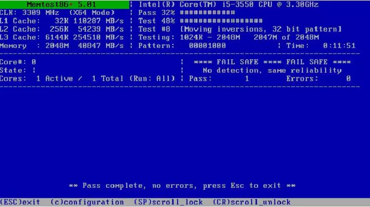 MemTest86 for x86 device