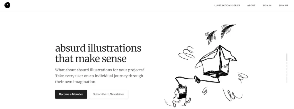 Absurd Web Illustration